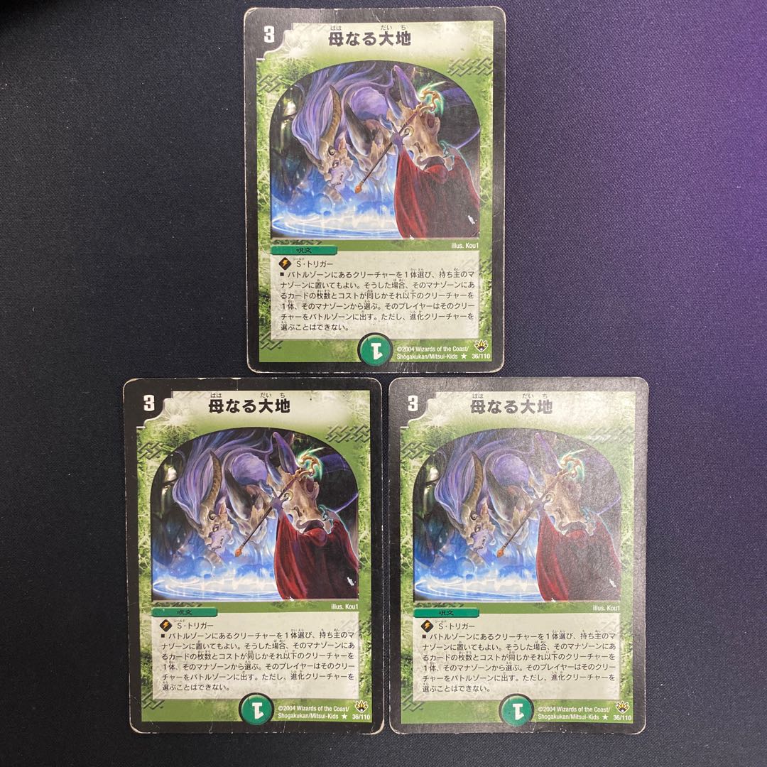 【傷あり特価】母なる大地 初期3枚セット