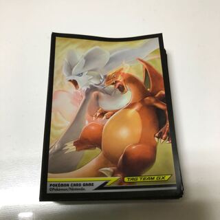 ポケカ デッキシールド レシラム&リザードン TAG TEAM GX