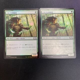 エルフの神秘家　日本語non foil 4枚セット　MTG FOIL】マジックザギャザリング SLD JP 0805 エルフの神秘家