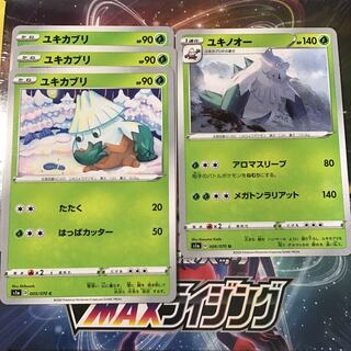 ユキカブリ　3枚　ユキノオー　1枚　セット