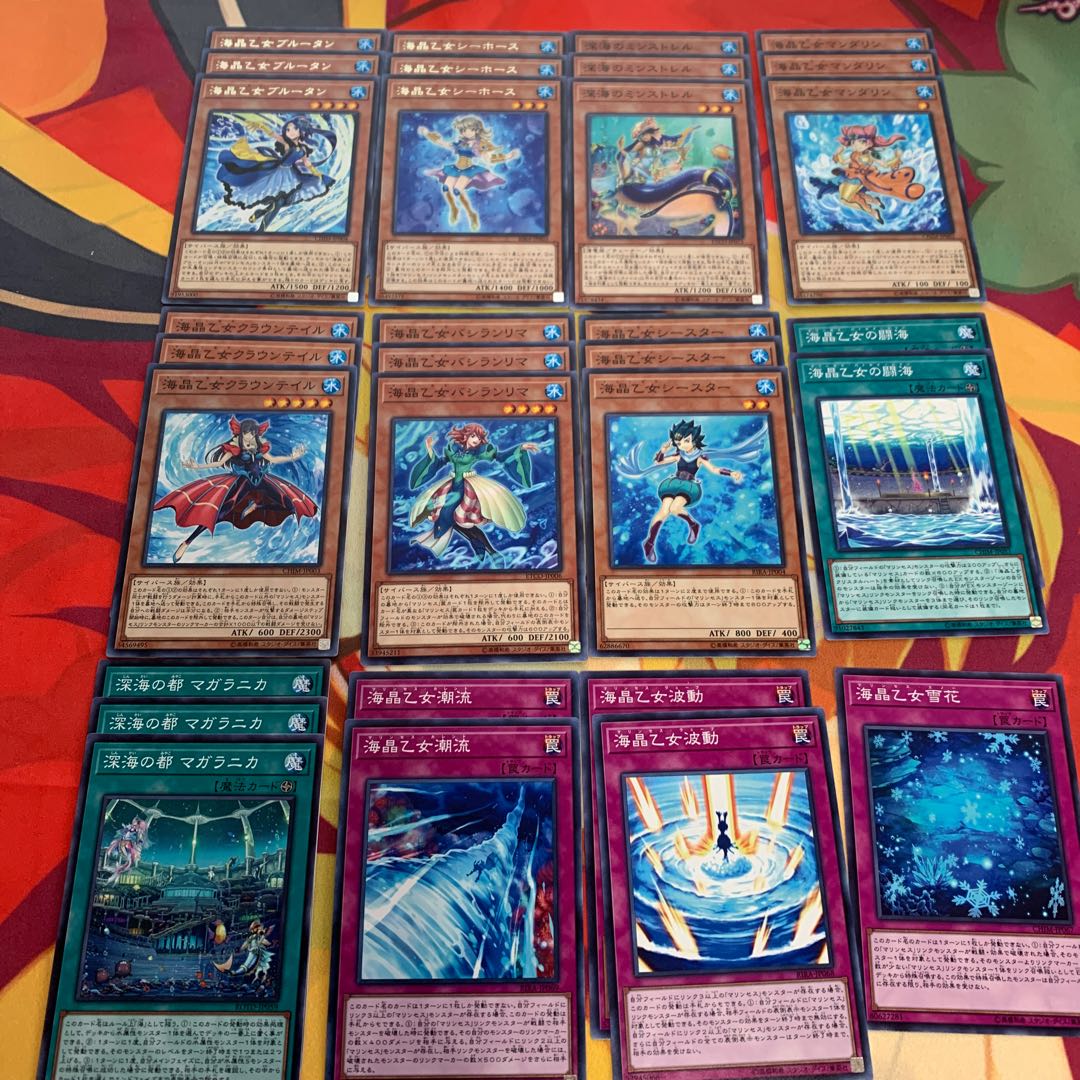 【デッキパーツ付き】海晶乙女グレートバブルリーフ&プリマドーナ&深海のアリア等