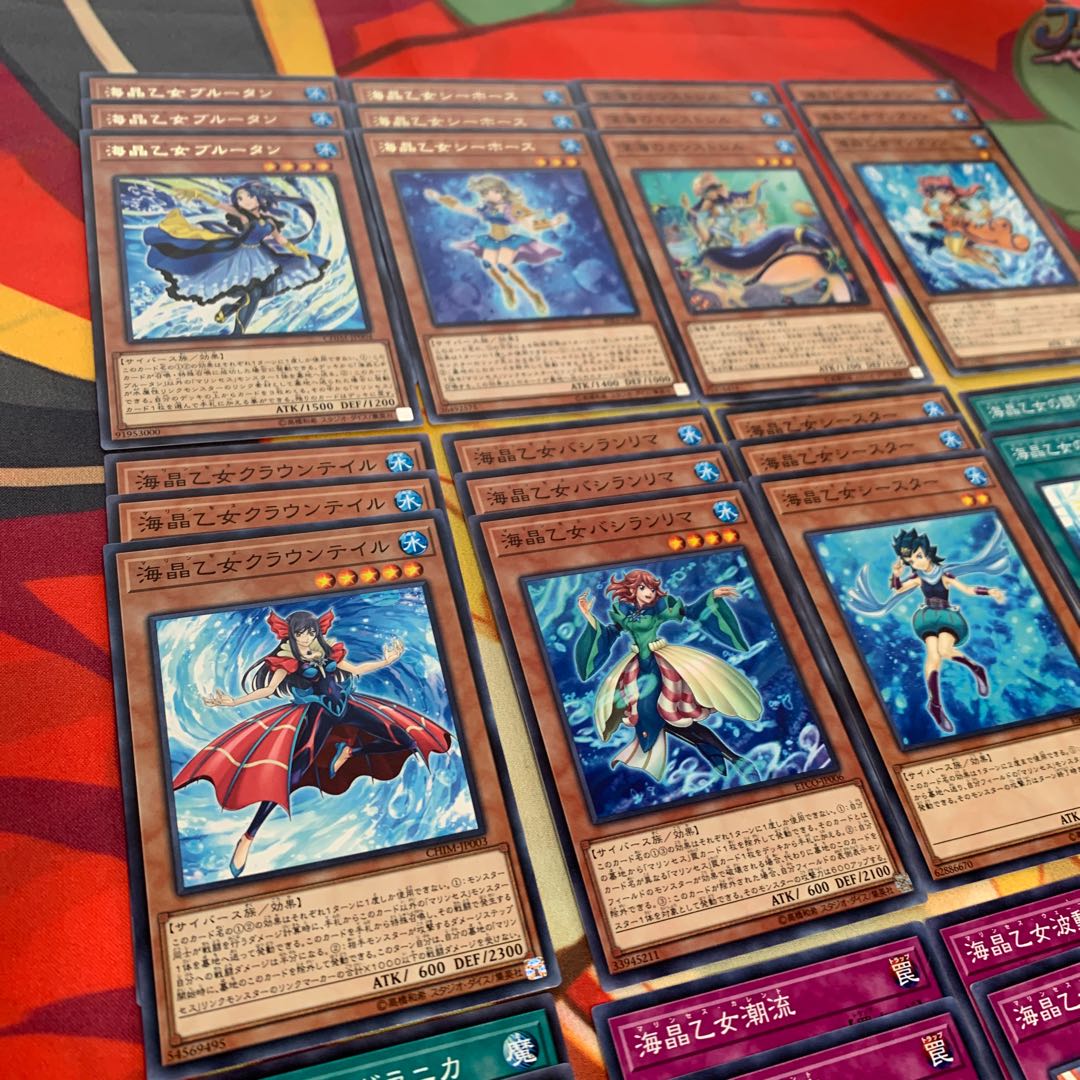 【デッキパーツ付き】海晶乙女グレートバブルリーフ&プリマドーナ&深海のアリア等
