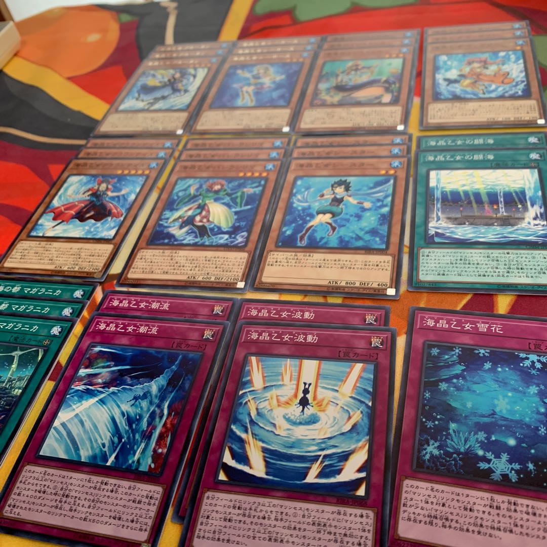 【デッキパーツ付き】海晶乙女グレートバブルリーフ&プリマドーナ&深海のアリア等