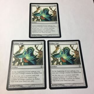 MTG 霊気の薬瓶 DST アンコモン　英語3枚セット