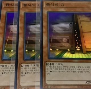 増殖するG SR 韓国語　3枚