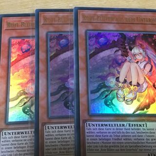 Red Blossoms from Underroot UR Doitsu word EU 3 copies