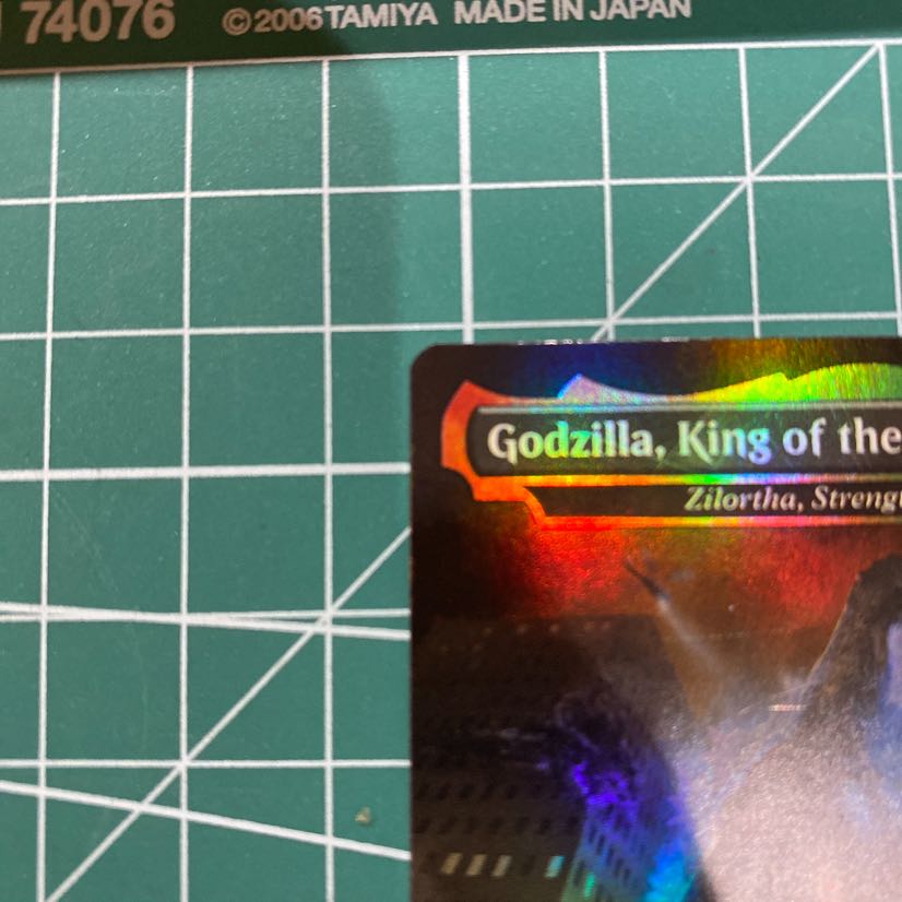 怪獣王、ゴジラ　英語版　プロモカード　foil 激レア