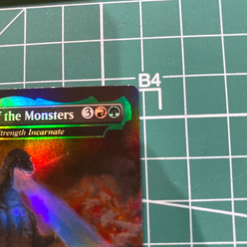 怪獣王、ゴジラ　英語版　プロモカード　foil 激レア