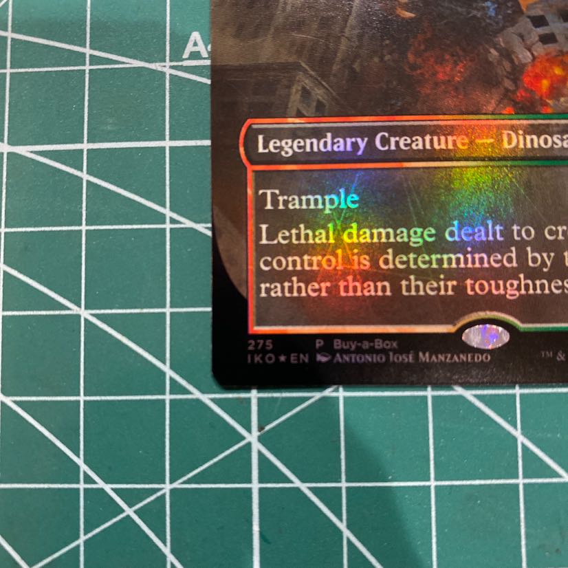 怪獣王、ゴジラ　英語版　プロモカード　foil 激レア