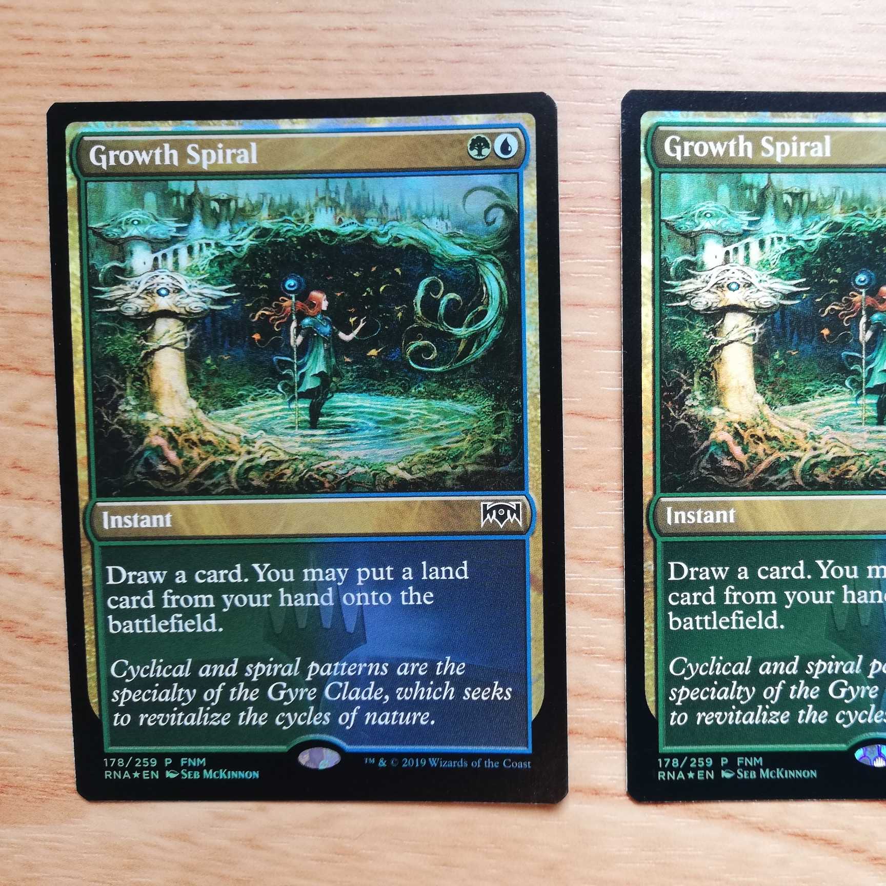 《成長のらせん⦆FNMプロモ 英語版 2枚