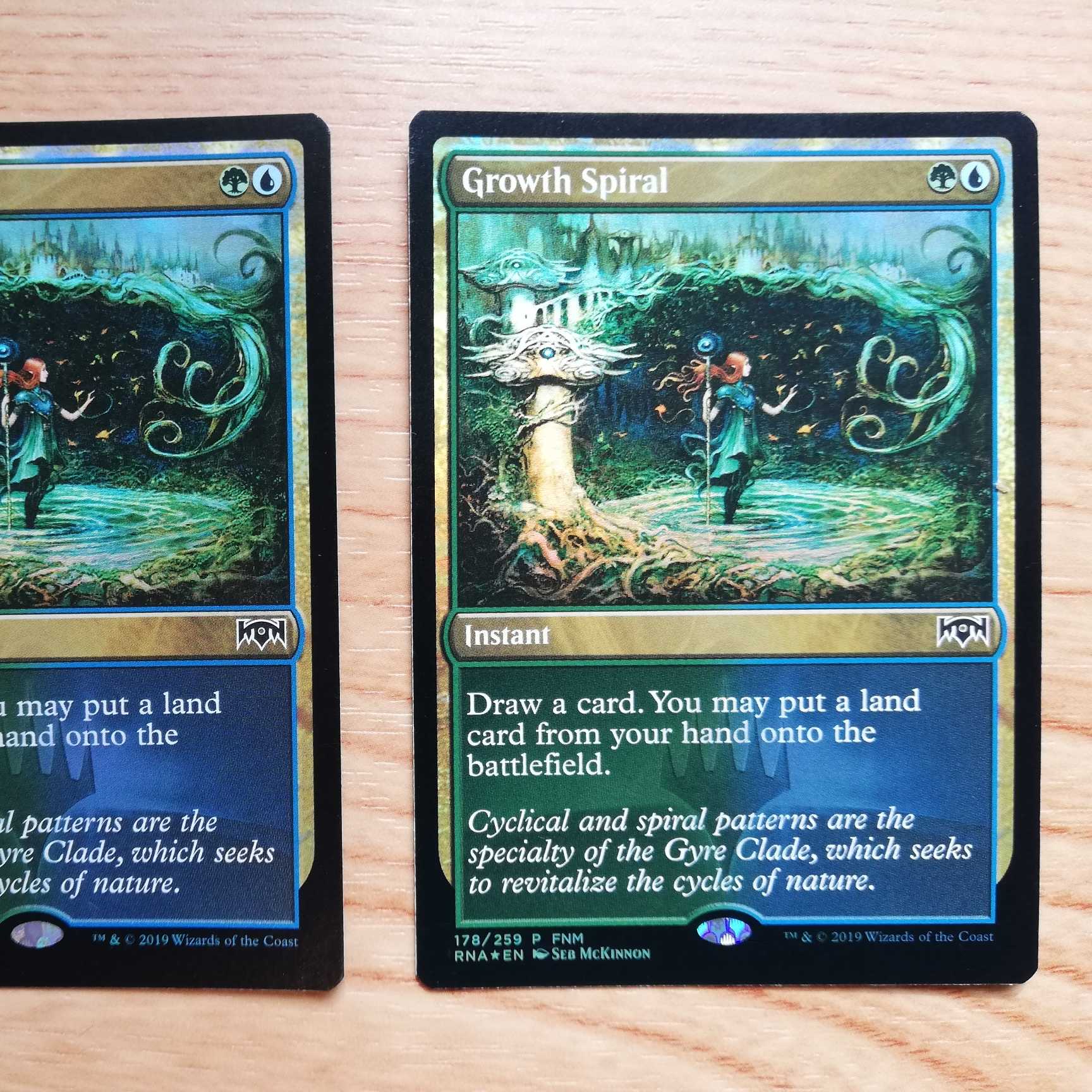 《成長のらせん⦆FNMプロモ 英語版 2枚