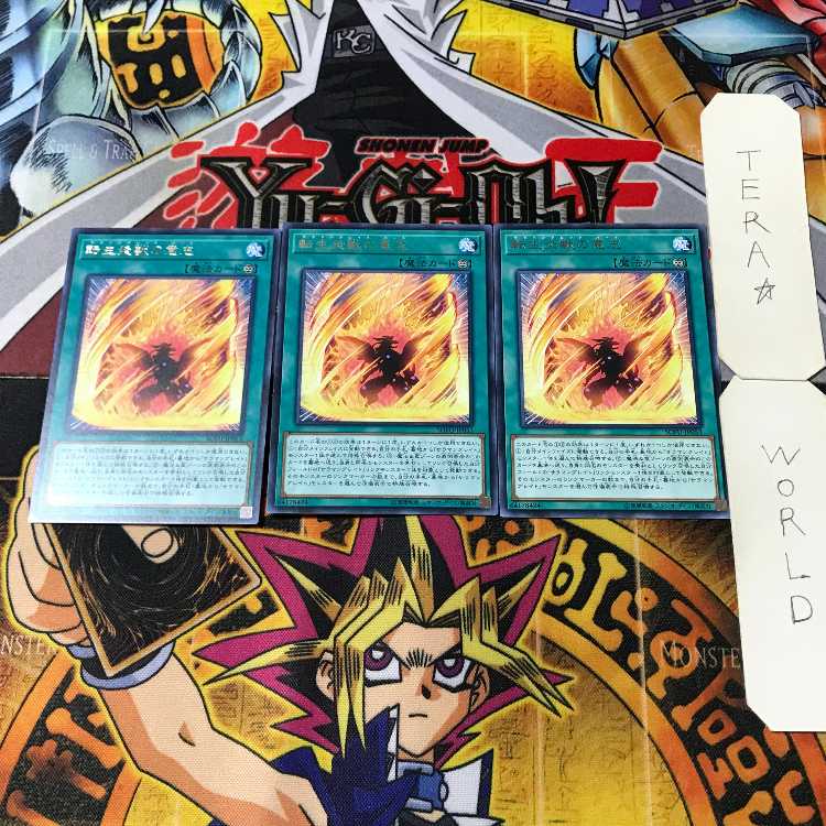 転生炎獣の意志 4 レア 3枚セット てら