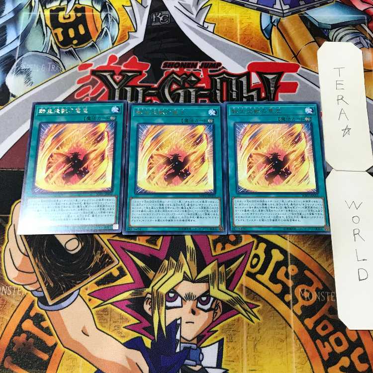 転生炎獣の意志 7 レア 3枚セット てら