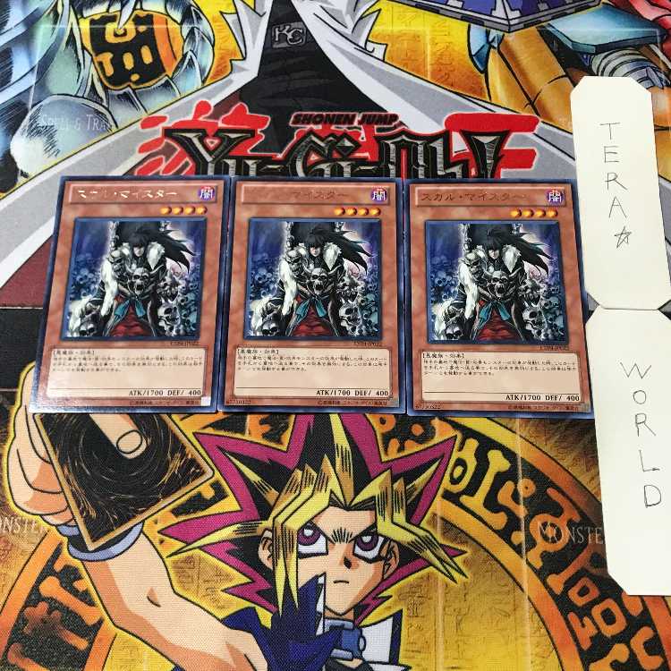 Skull Meister 4 rare, set of 3 tera