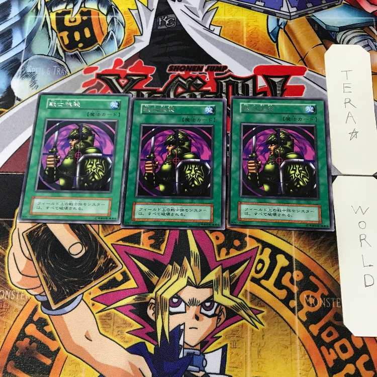 Warrior Elimination 3 Early Rare Set of 3 Tera