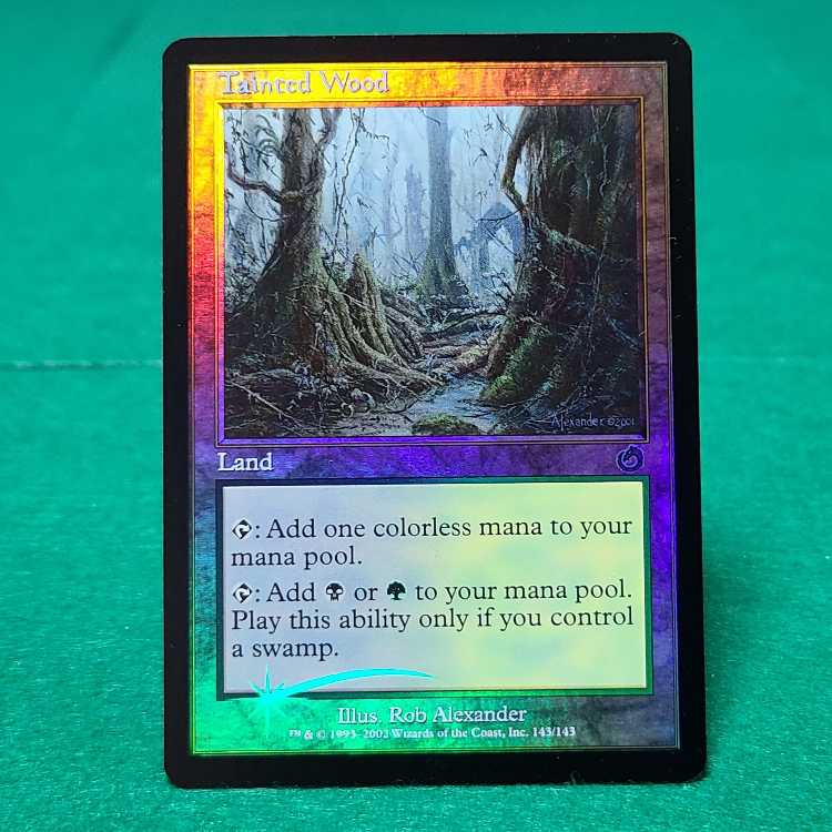 Foil] English Tainted Wood Uncommon 143/143