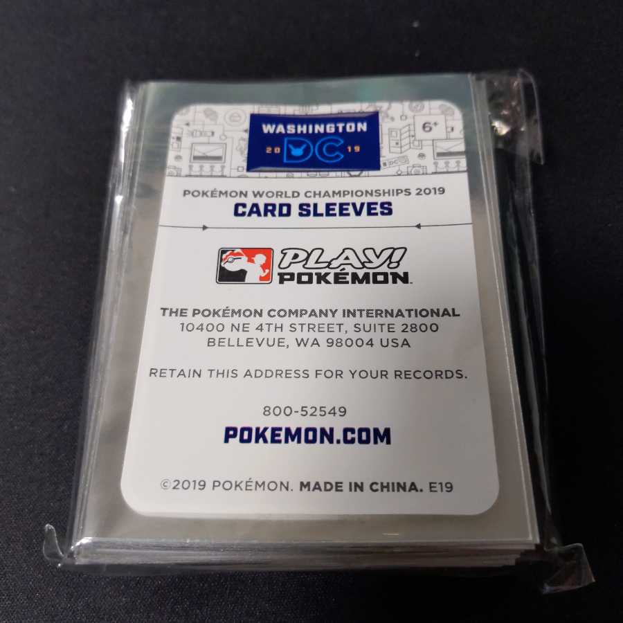 【値下げ】WCS2019限定スリーブ縦型【未開封】