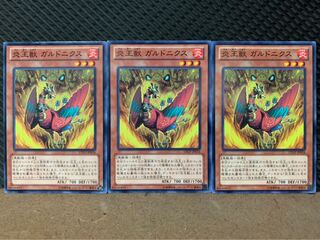 【ぽぽたん】遊戯王 8197 炎王獣 ガルドニクス 3枚 ノーマル