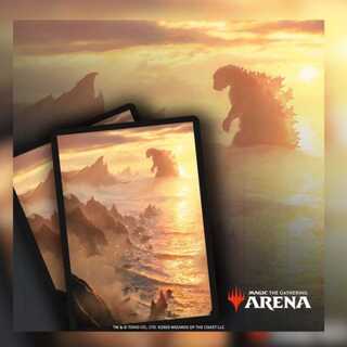 MTGアリーナ用、ゴジラスリーブ