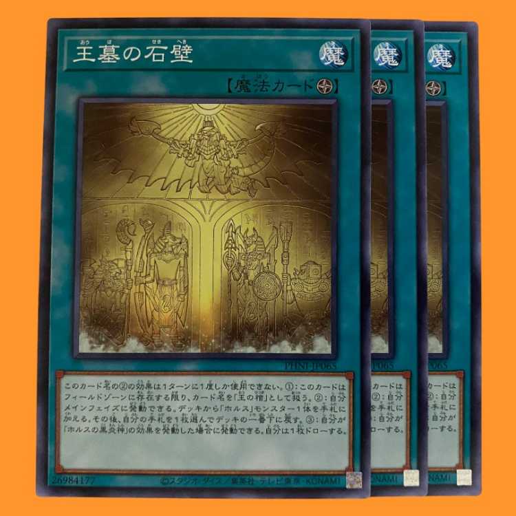 PHNI65N 王墓の石壁 3枚