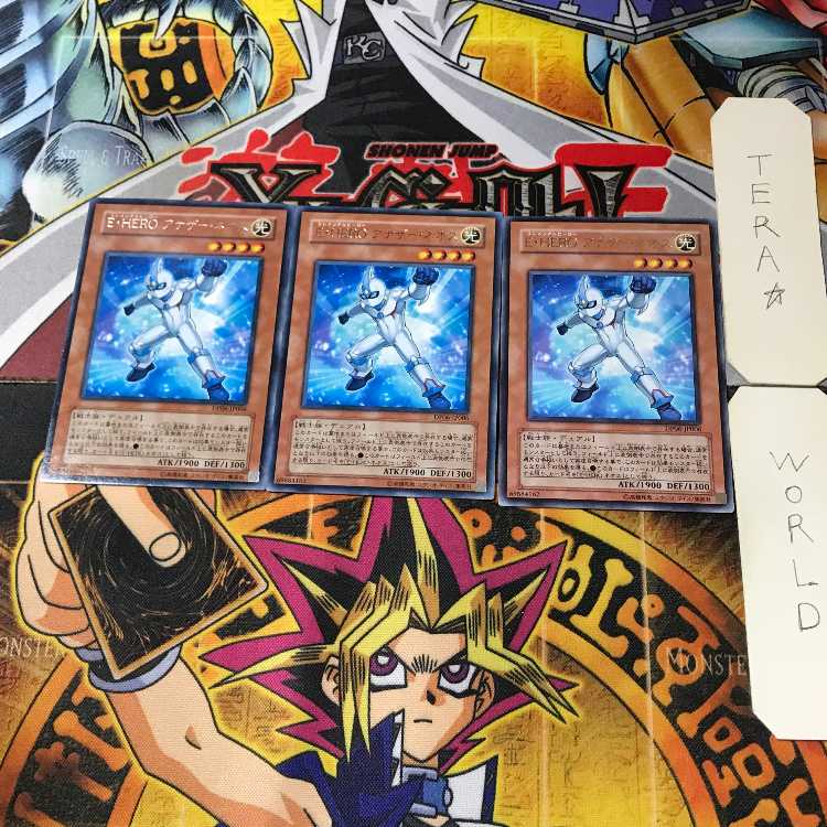 Elemental HERO Neos Alius DP06 8 Rare Set of 3 Tera