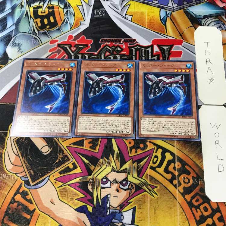 Buzzsaw Shark ETCO 8 Rare Set of 3 Tera.