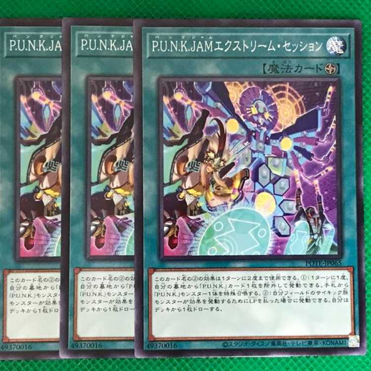 POTE65 P.U.N.K.JAMエクストリーム・セッション 3枚