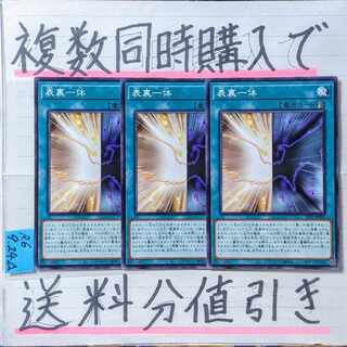 表裏一体　ノーマル×3枚　遊戯王