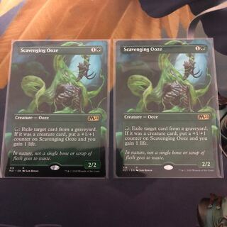 ショーケース　漁る軟泥　英語　２枚セット