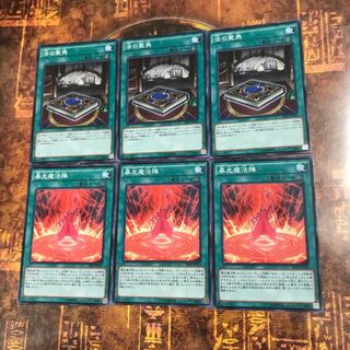 遊戯王★法の聖典、暴走魔法陣★各三枚★