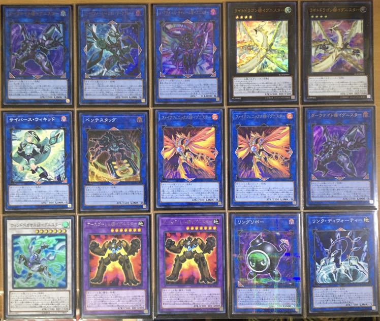 @イグニスターデッキ　ガチデッキ　二重スリーブ　トークン付き