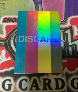 telephone card etc. with a misprint or other error