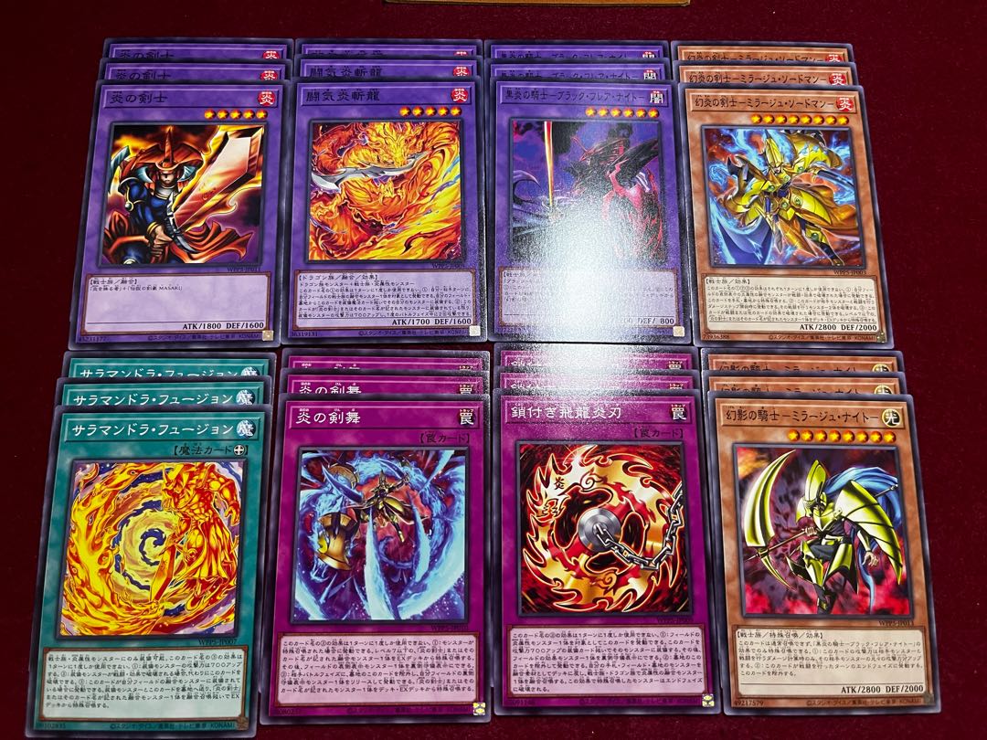 Flame Swordsman Deck Parts Normal & Rare 28-card set