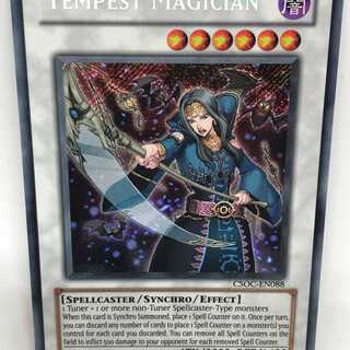 遊戯王 英語 マジックテンペスター CSOC シークレット シク