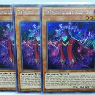 遊戯王 英語 幻影騎士団ダスティローブ 3枚 1st BLRR シークレット