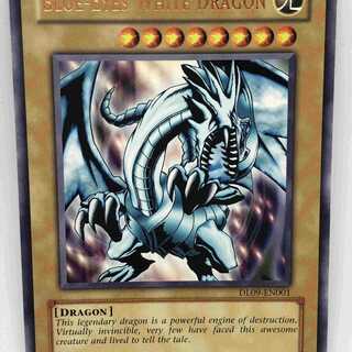 遊戯王 英語 青眼の白龍 DL09 ブラウンレア 茶レア EX ブルーアイズ