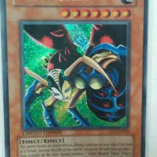 遊戯王 英語 インセクト女王 CT1 シークレット シク EX
