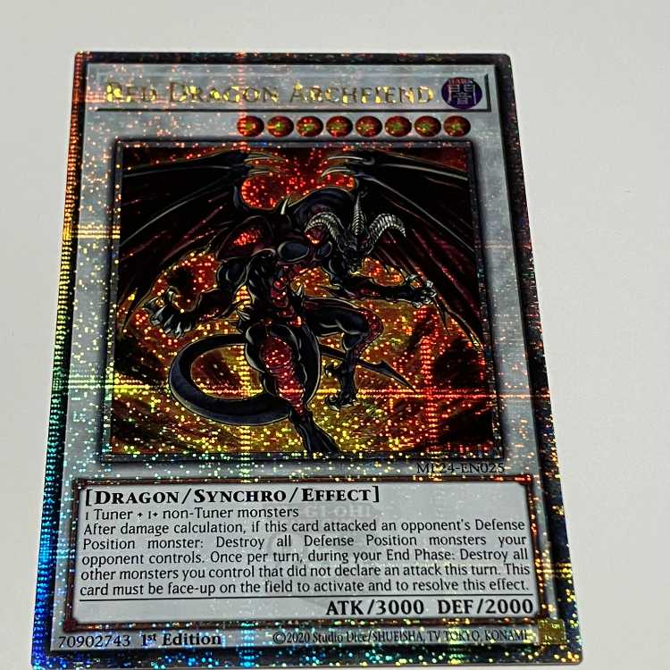 Red Dragon Archfiend English EU version MP24 QCSCR 25th