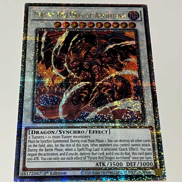 Tyrant Red Dragon Archfiend English EU Edition MP24 QCSCR