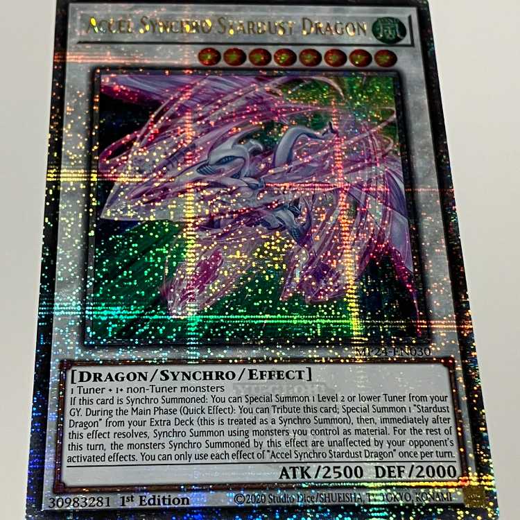 Accel Synchro Stardust Dragon English EU Edition MP24 QCSCR