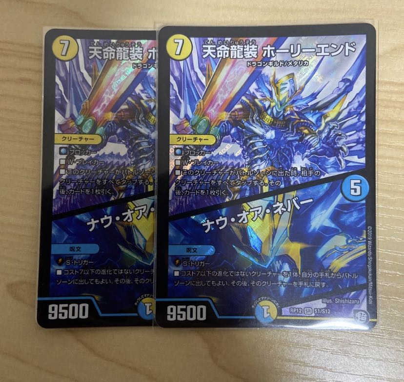 天命龍装 ホーリーエンド/ナウ・オア・ネバー(2枚美品)