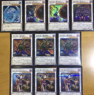 花札衛デッキ　ガチデッキ　スリーブ