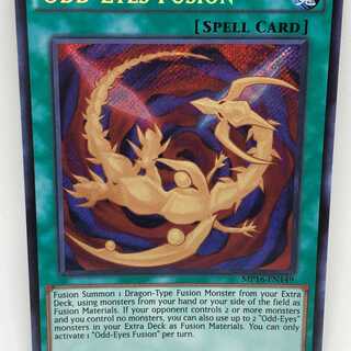 遊戯王 英語 オッドアイズ・フュージョン 1st MP16 シークレット シク