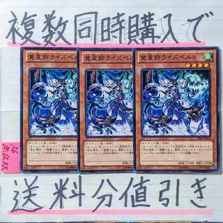 覚醒師ライズベルト　ノーマルレア×3枚　遊戯王