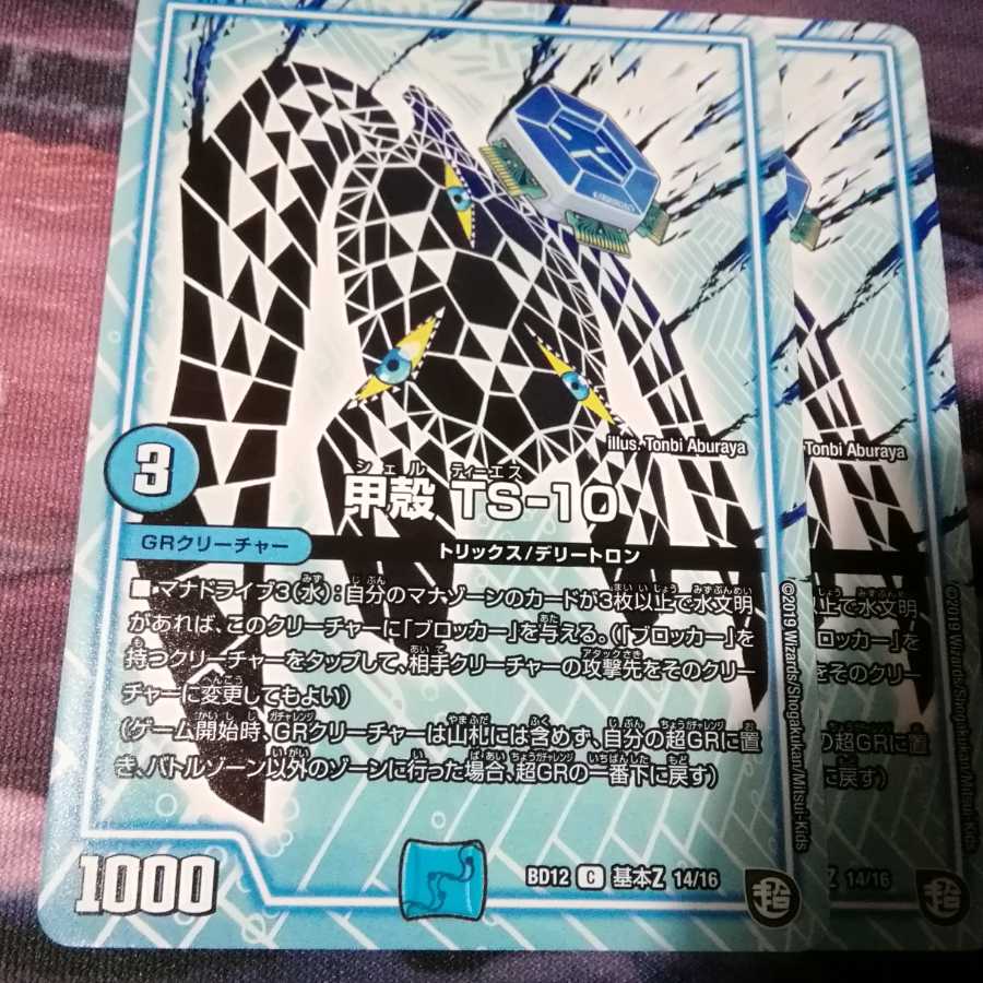 甲殻 TS-10　２枚　アカマル　シェル