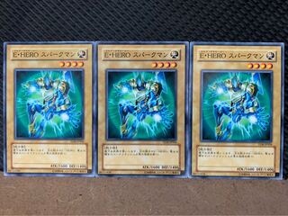 【ぽぽたん】遊戯王 4228 E・HERO スパークマン 3枚 ノーマル