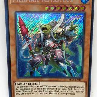 遊戯王 英語 水精鱗－ディニクアビス 1st BLLR シークレット シク