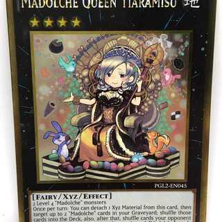 遊戯王 英語 クイーンマドルチェ・ティアラミス PGL2 ゴールド