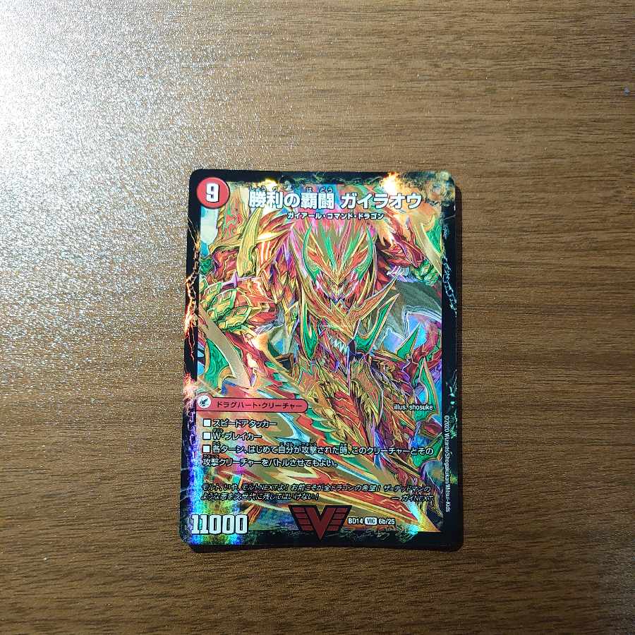 覇闘将龍剣 ガイオウバーン|勝利の覇闘 ガイラオウ VIC 6a/25|6b/25