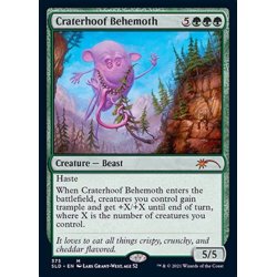 [EX+](375)孔蹄のビヒモス/Craterhoof Behemoth《英語》【SLD】